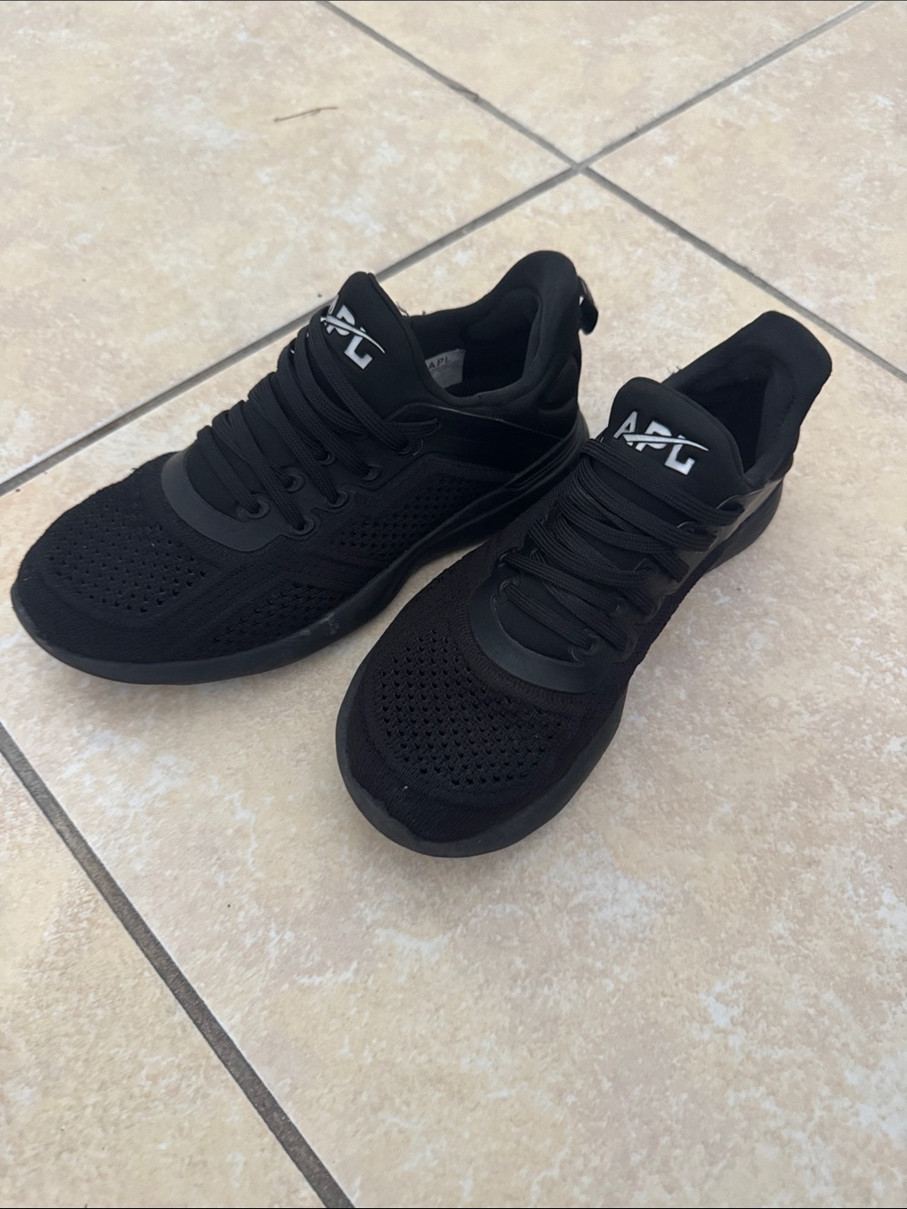 APL All-Black Performance Running Shoes